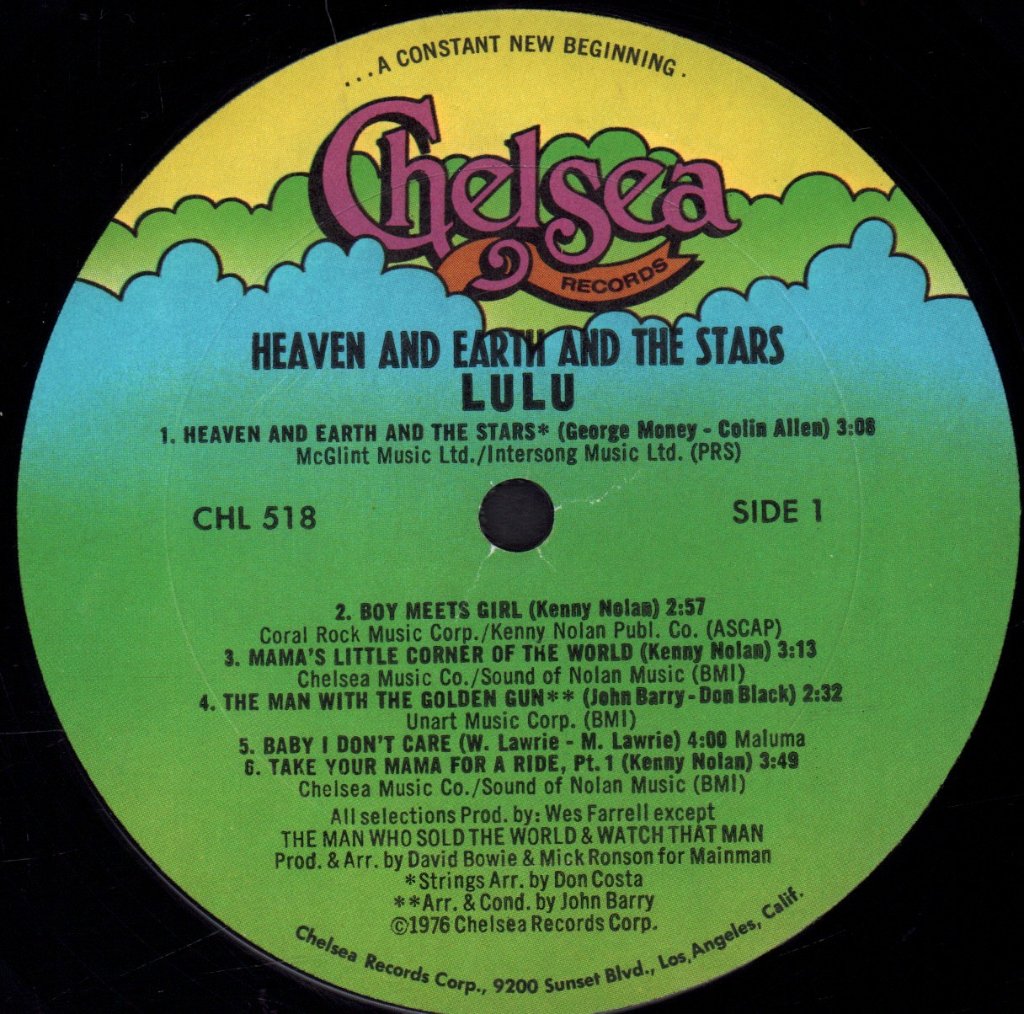 Lulu - Heaven And Earth And The Stars - Lp