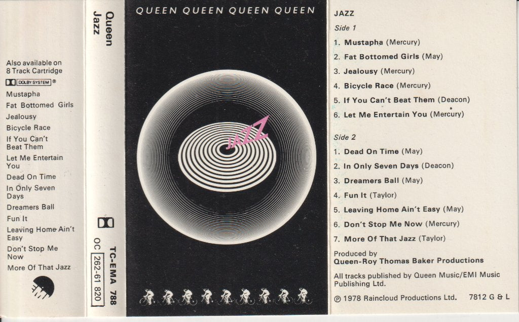Queen - Jazz - Cassette