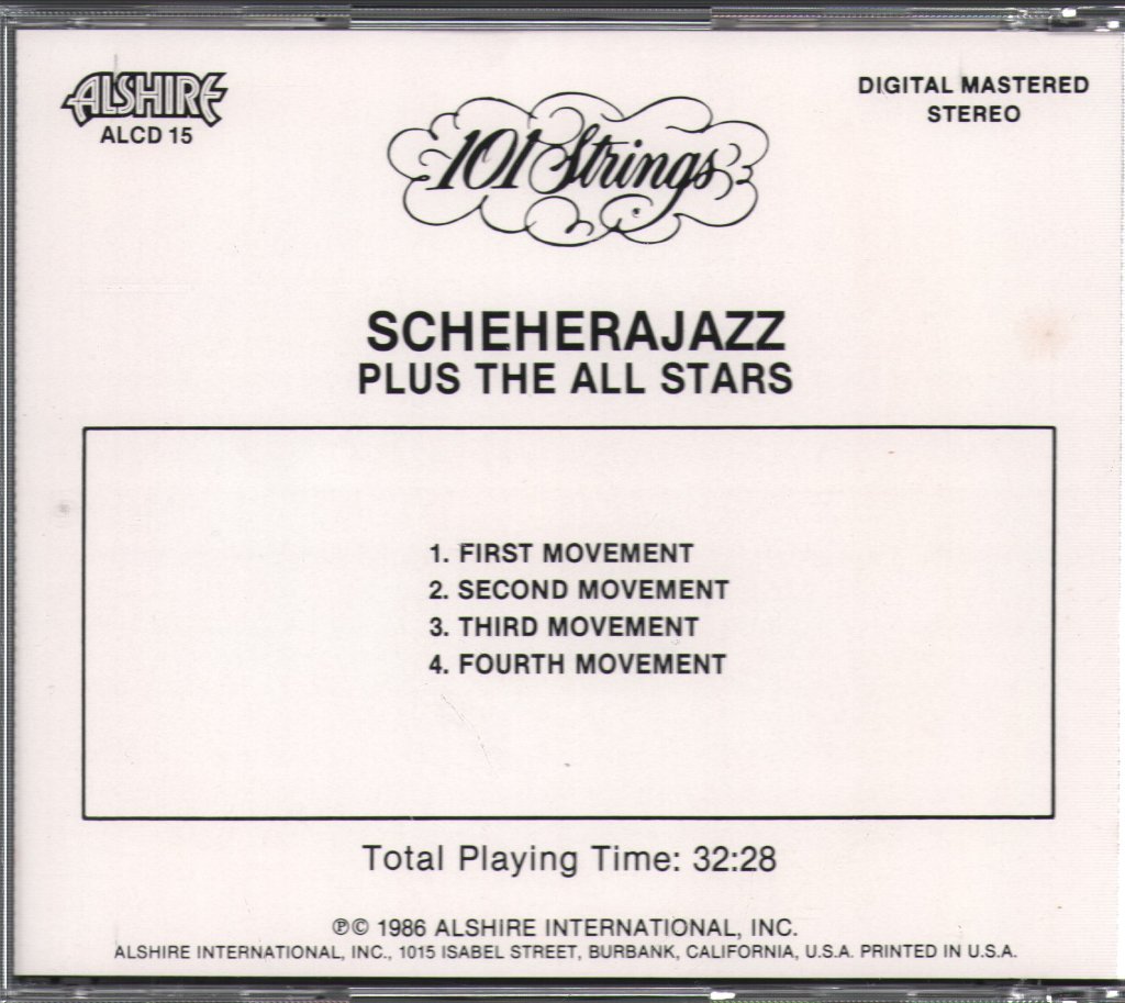 101 Strings - Scheherajazz - Cd