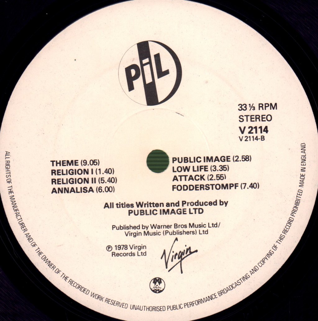 Public Image Ltd - Public Image - Lp