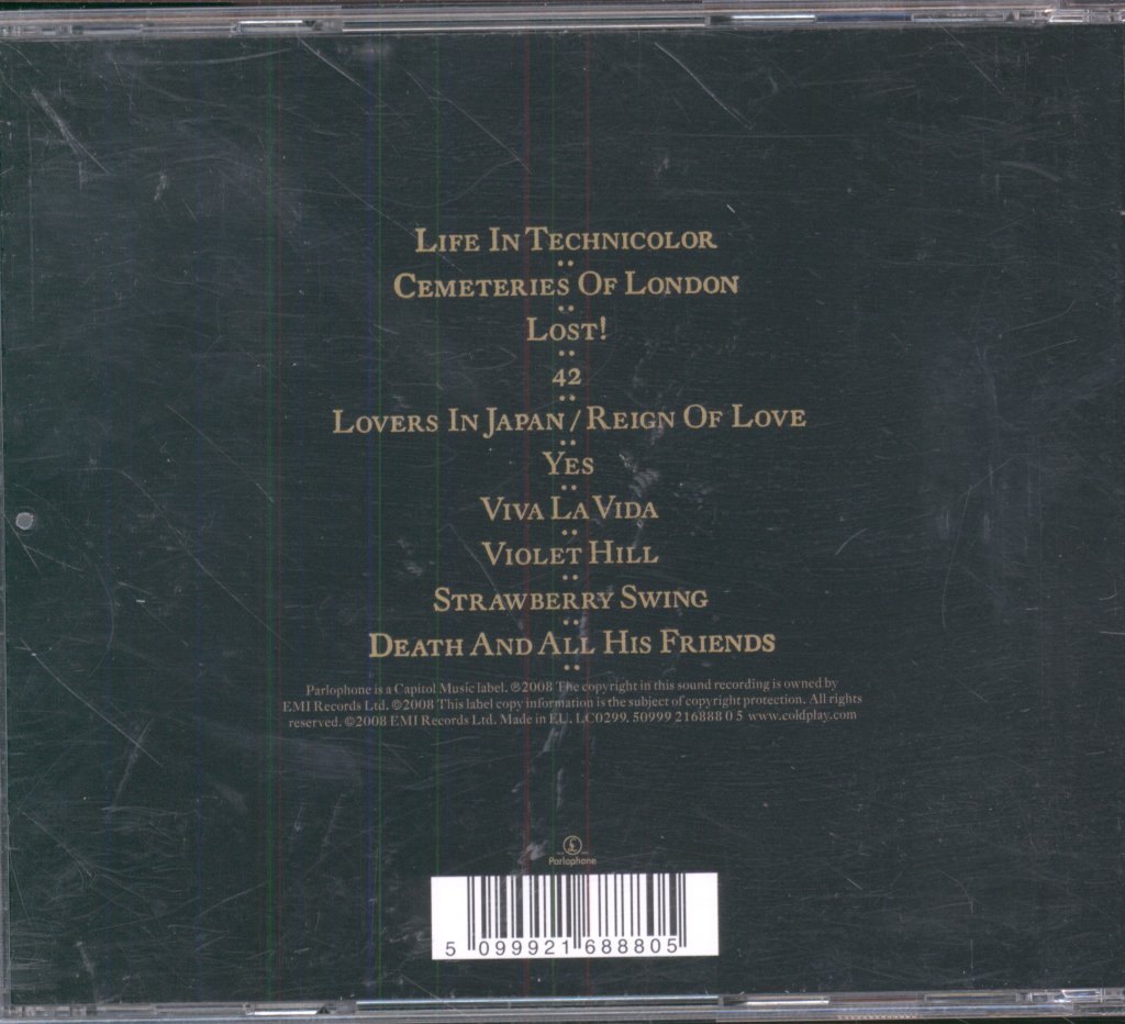 Coldplay - Viva La Vida Or Death And All His Friends - Cd