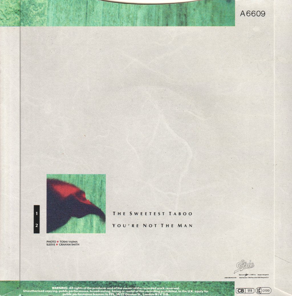 Sade - Sweetest Taboo - 7 Inch