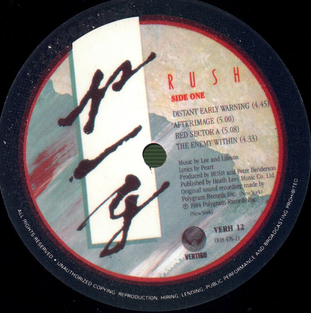 Rush - Grace Under Pressure - Lp