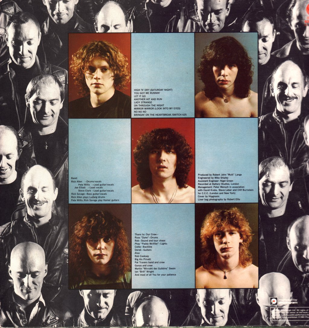 Def Leppard - High N Dry - Lp