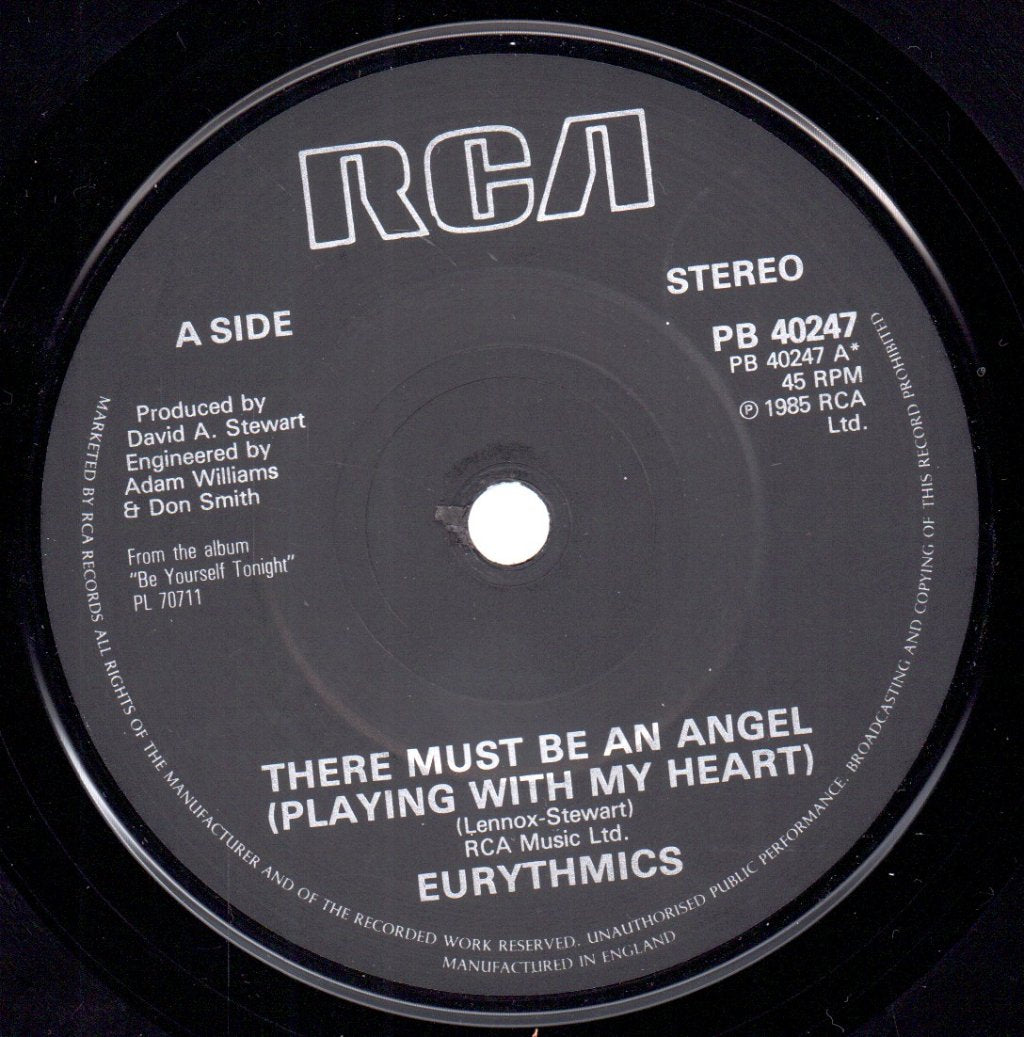 Eurythmics - There Must Be An Angel - 7 Inch