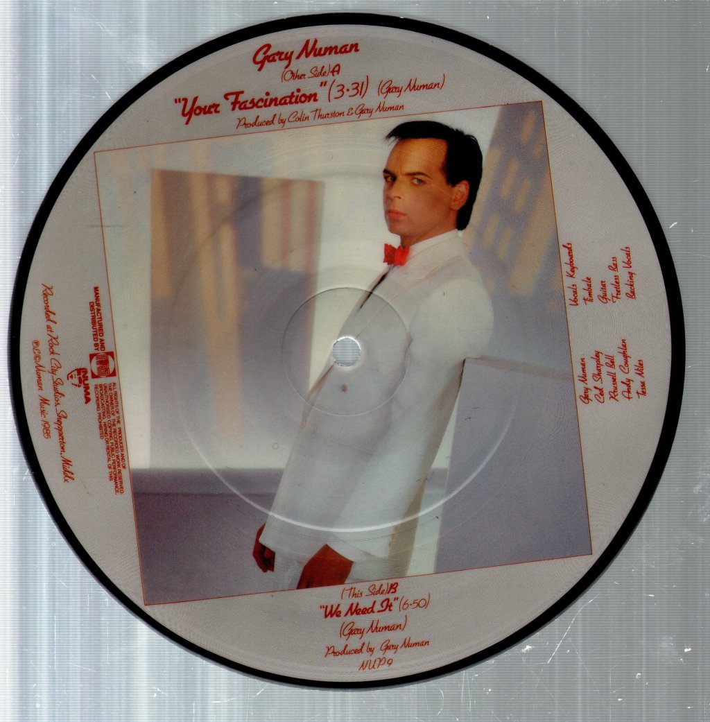 Gary Numan - Your Fascination - 7 Inch