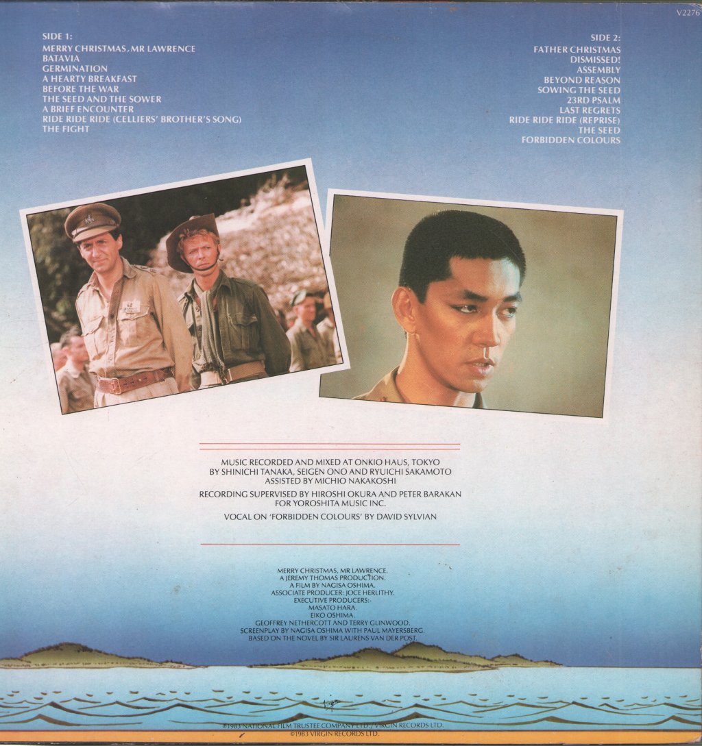Ryuichi Sakamoto - Merry Christmas, Mr Lawrence - Lp