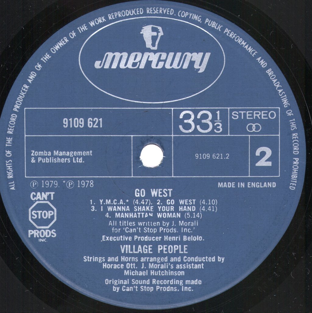 Village People - Go West - Lp