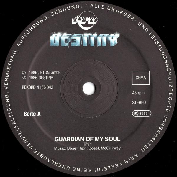 Destiny (German) - Guardian Of My Soul - 12 Inch