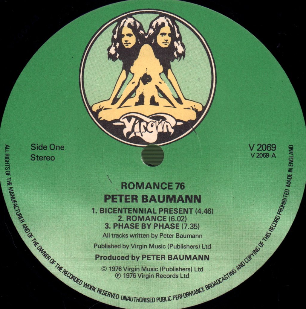 Peter Baumann - Romance 76 - Lp