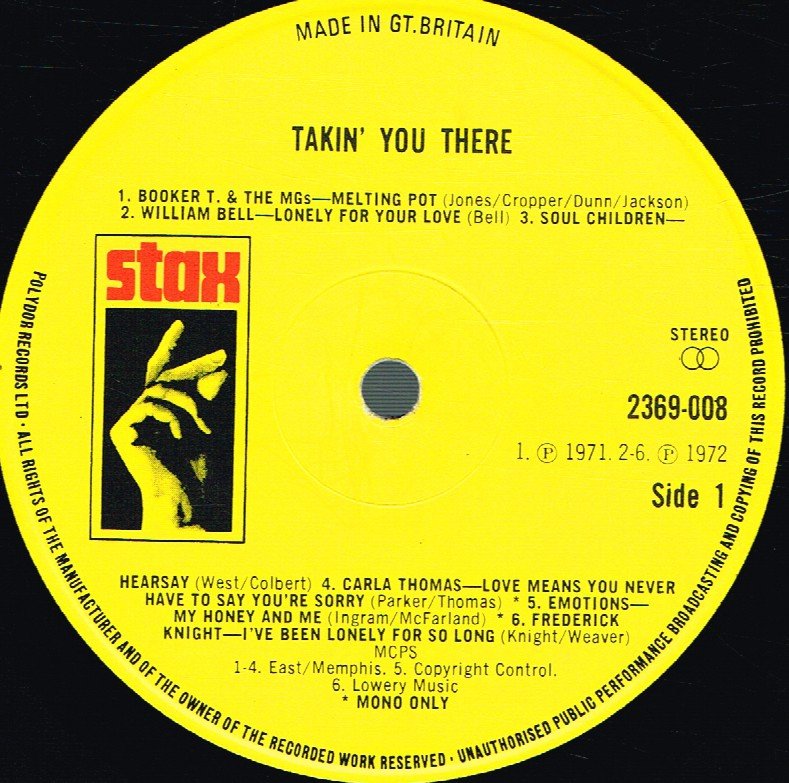 Various Artists - Takin' You There - Lp