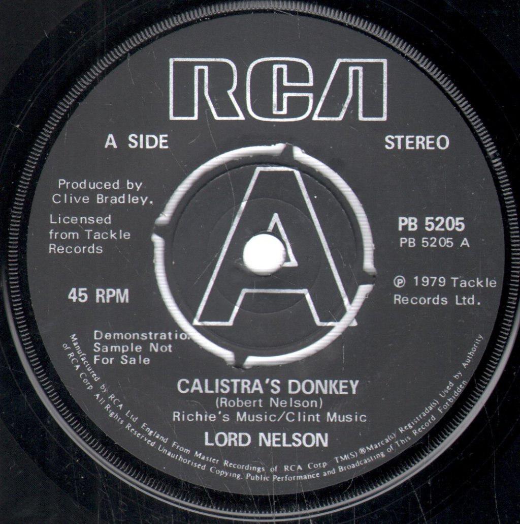 Lord Nelson - Calistra's Donkey - 7 Inch