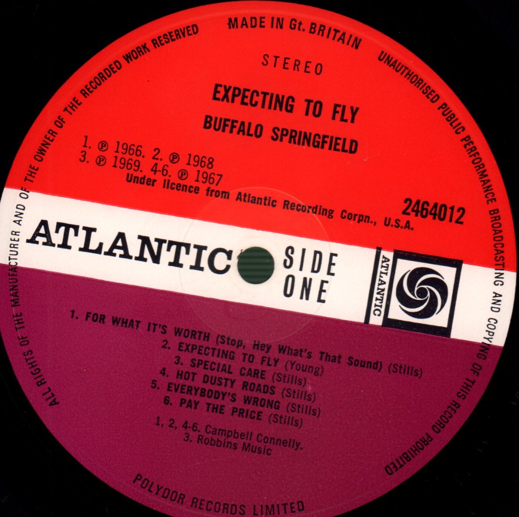 Buffalo Springfield - Expecting To Fly - Lp