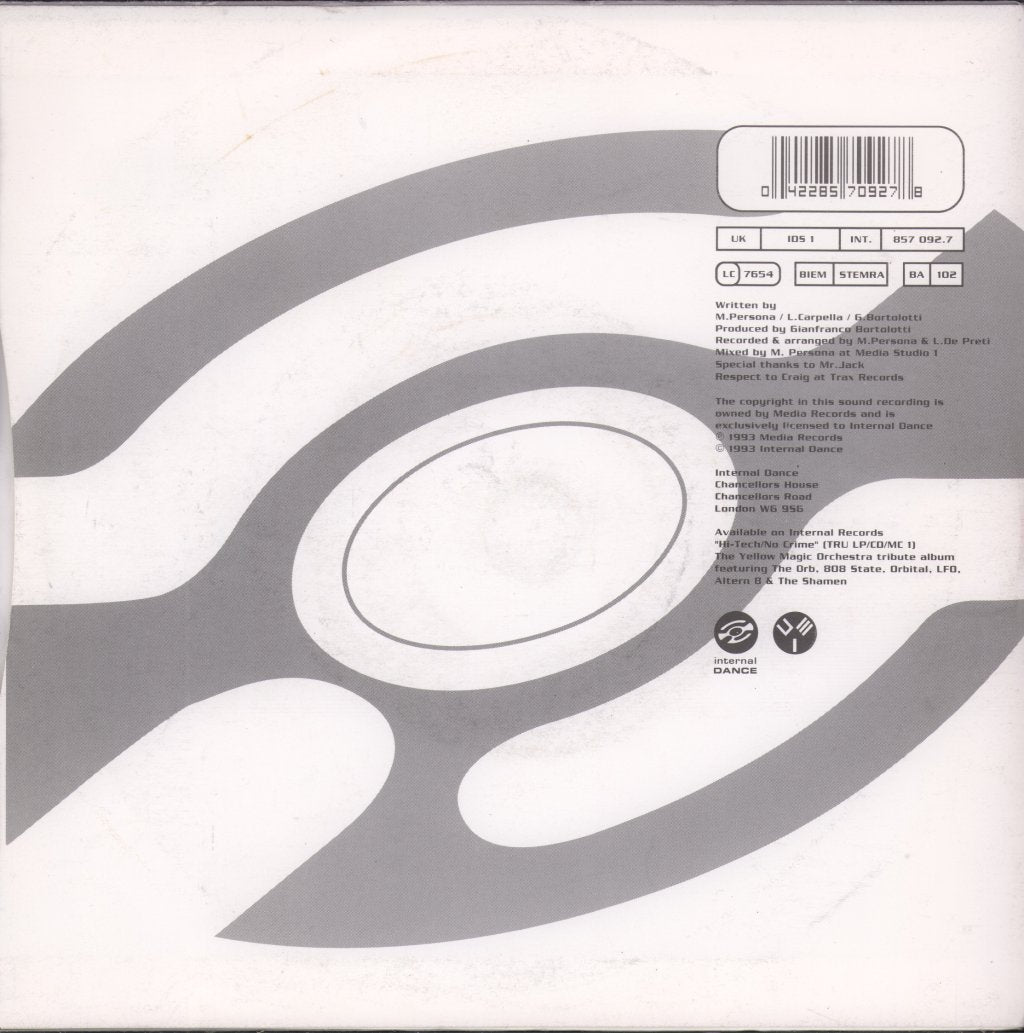 Cappella - U Got 2 Know - 7 Inch
