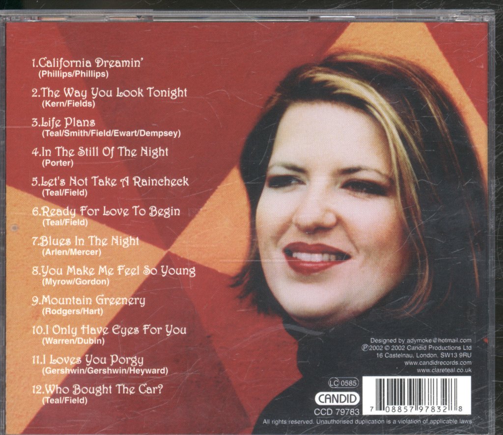 Clare Teal - Orsino's Songs - Cd