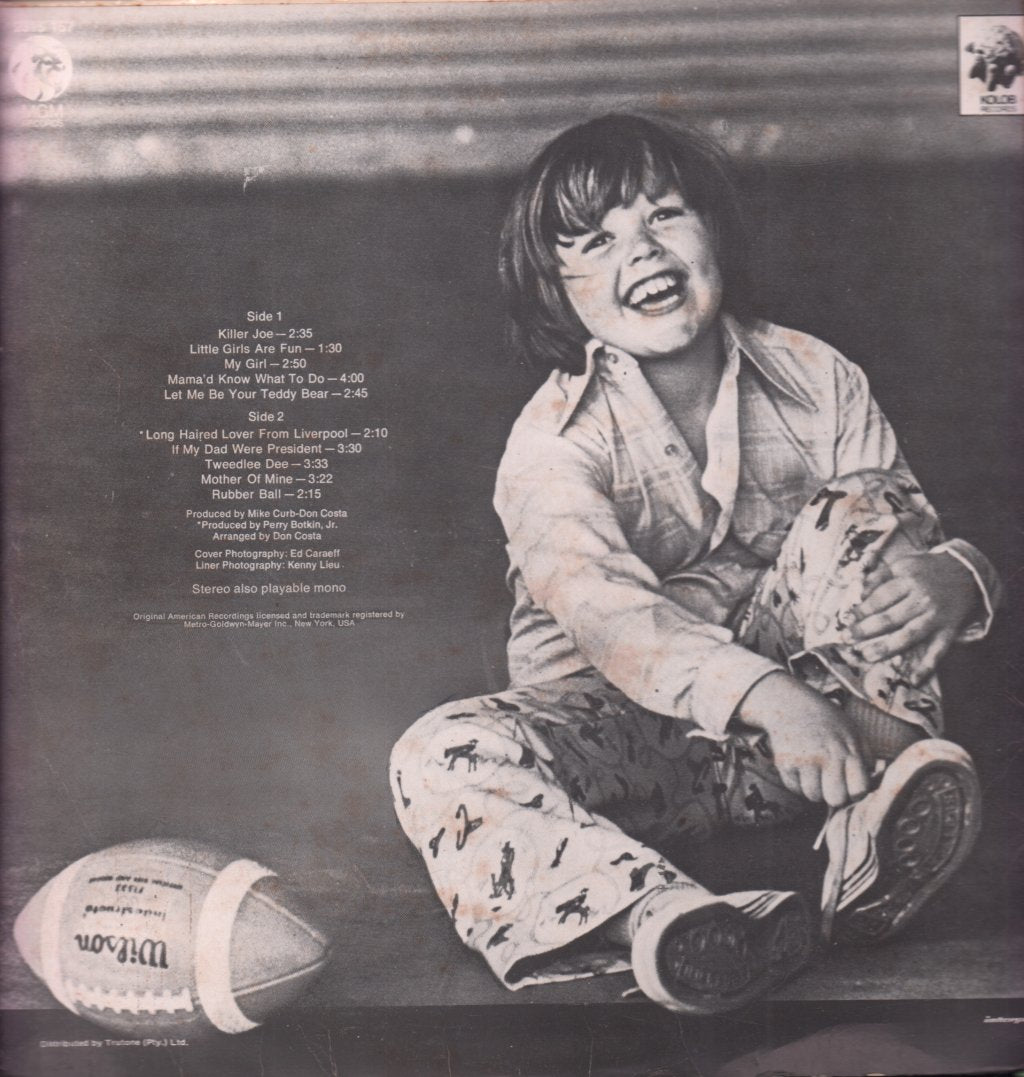 Jimmy Osmond - Killer Joe - Lp