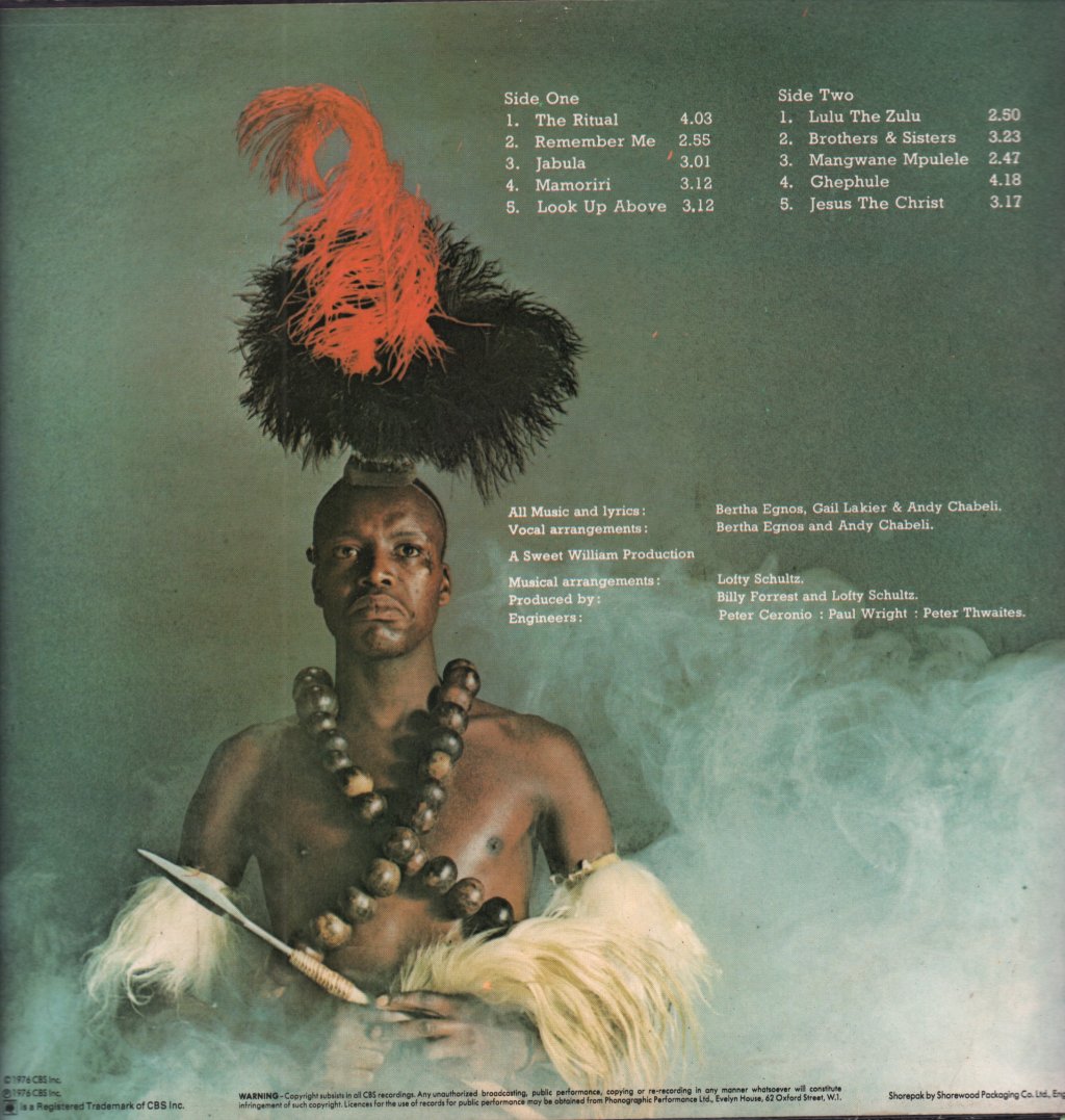 Lula-Wena - A Rhapsody In Black - Lp