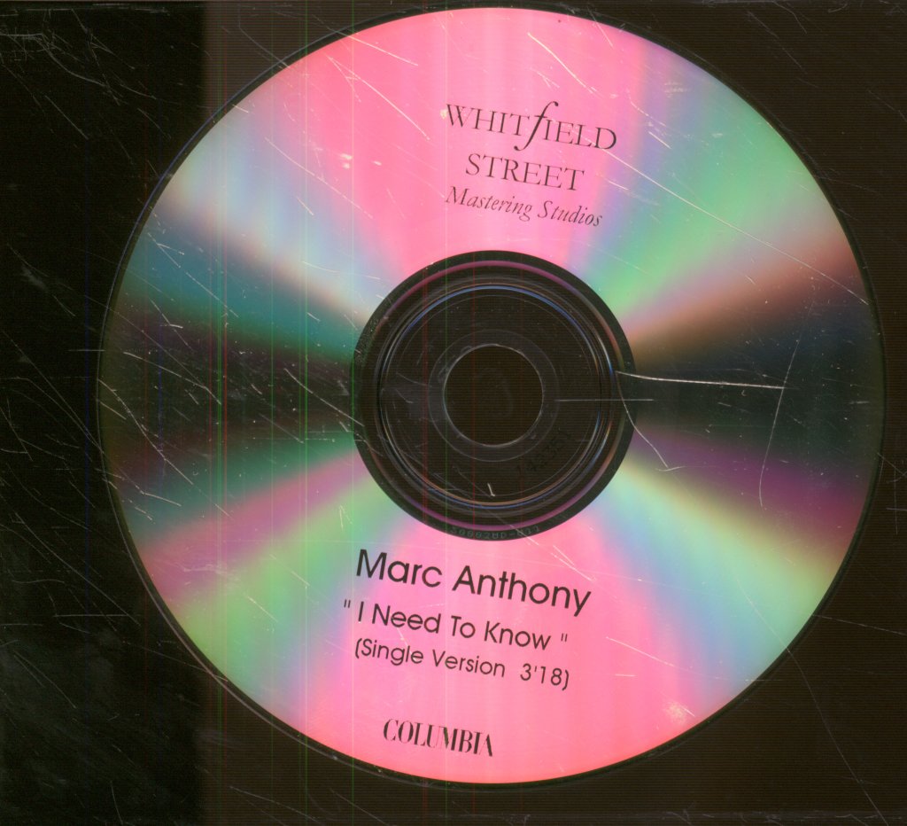 Marc Anthony - I Need To Know - Cdr