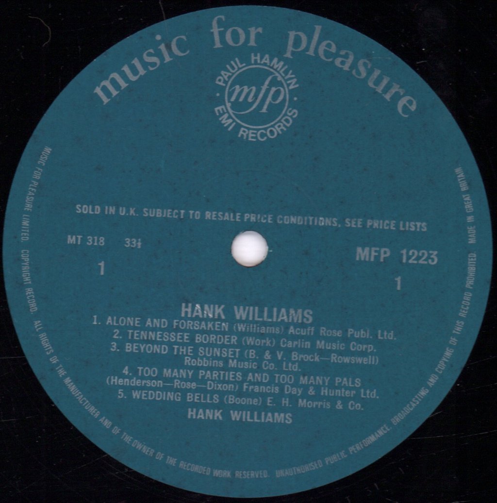 Hank Williams - Hank Williams - Lp
