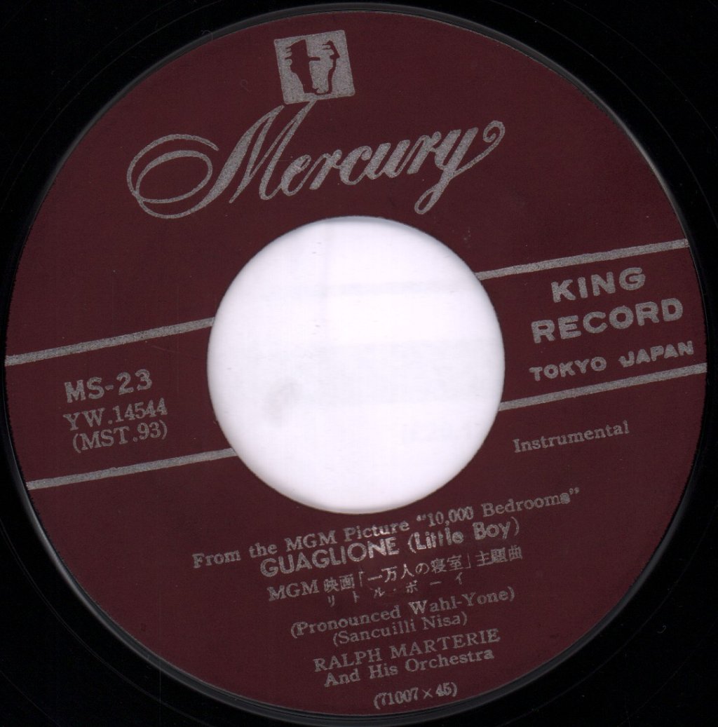 Ralph Marterie And His Orchestra - Guagliole - 7 Inch