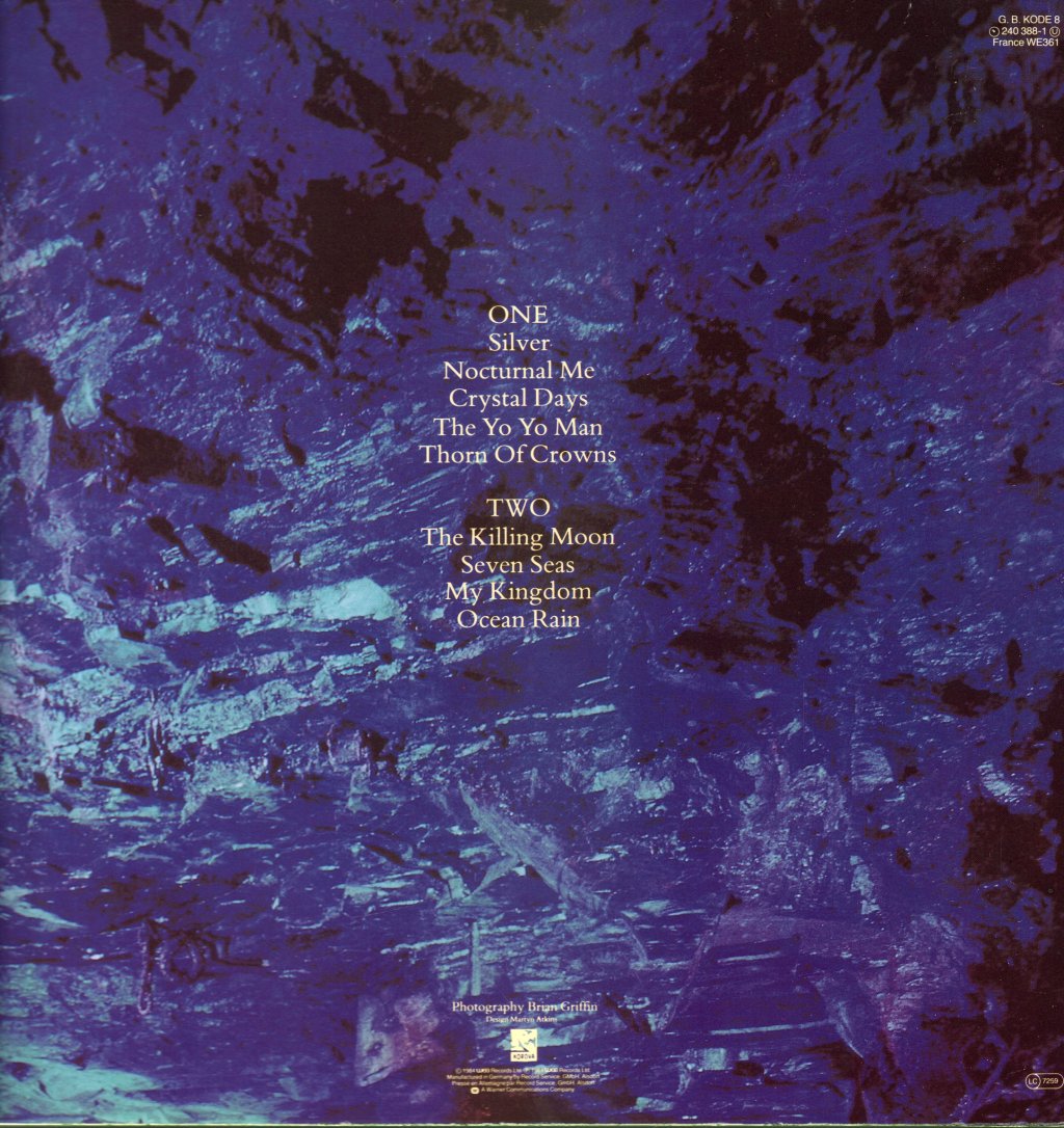 Echo And The Bunnymen - Ocean Rain - Lp