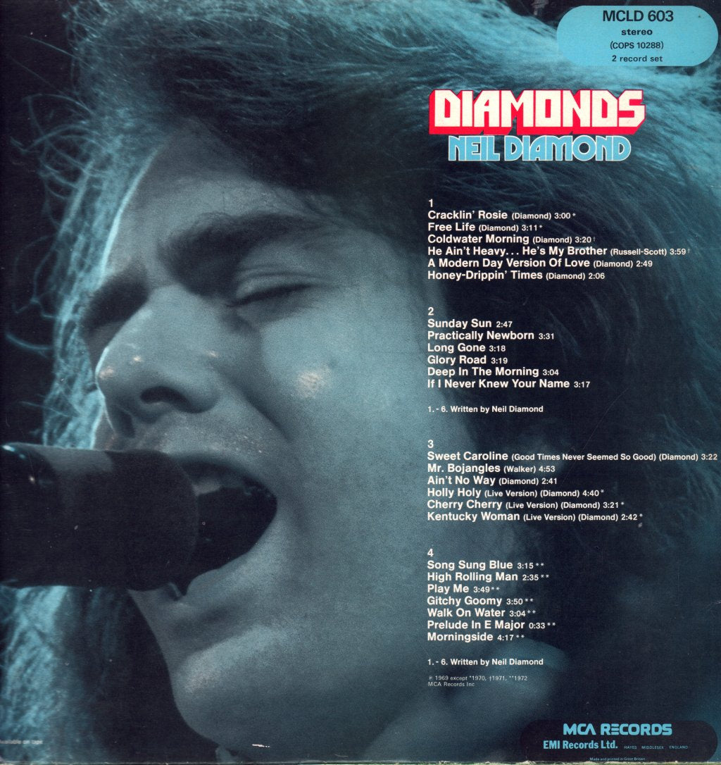 Neil Diamond - Diamonds - Double Lp