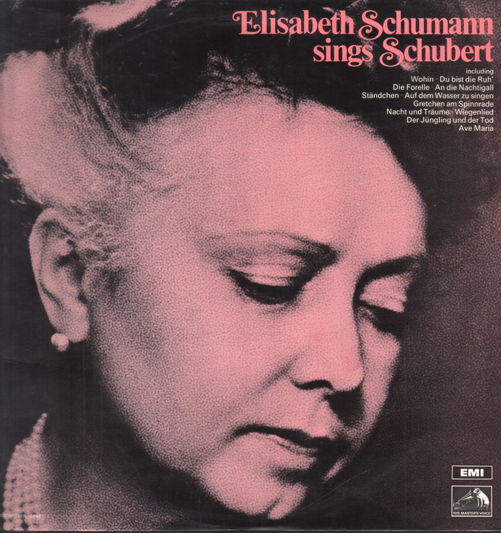 Elisabeth Schumann - Elisabeth Schumann Sings Schubert - Lp