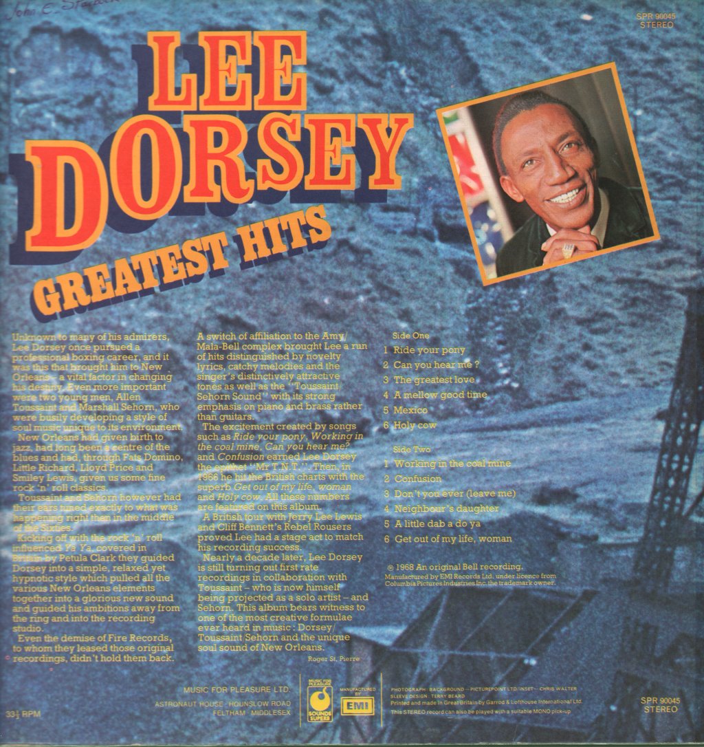 Lee Dorsey - Greatest Hits - Lp