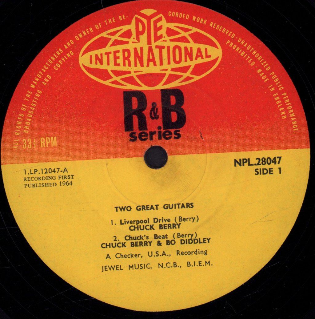 Bo Diddley And Chuck Berry - Two Great Guitars - Lp