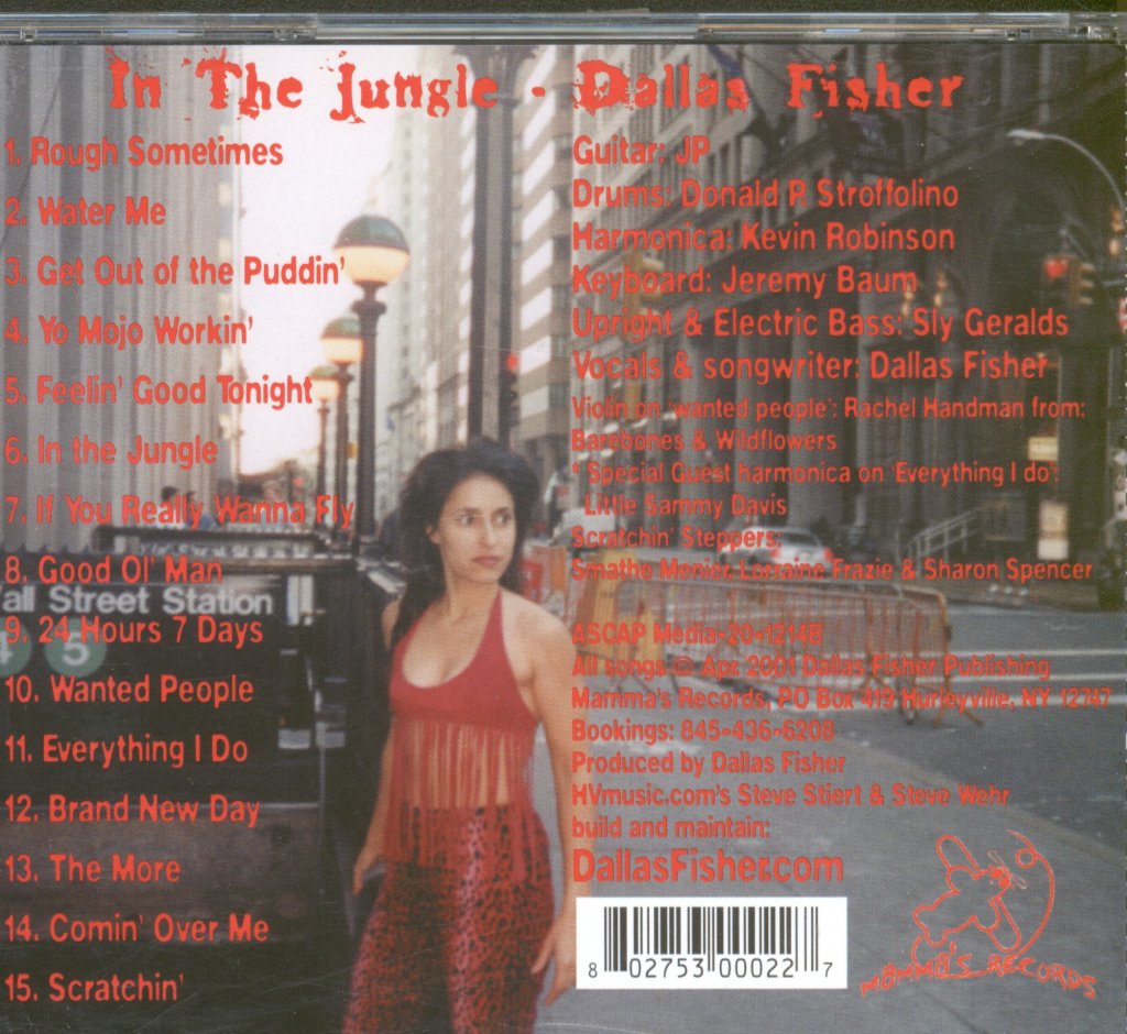 Dallas Fisher - In The Jungle - Cd