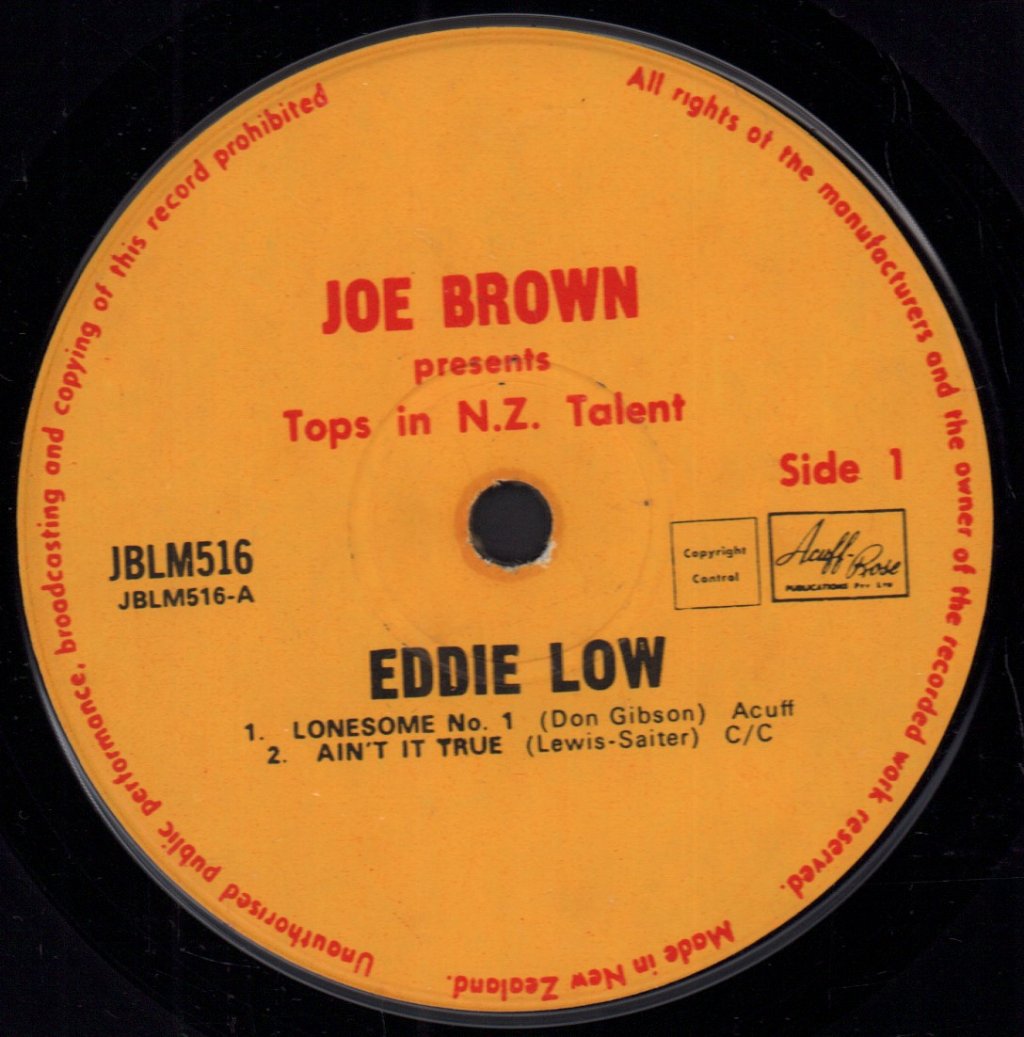 Eddie Low - Eddie Low On A Mini Record - 7 Inch
