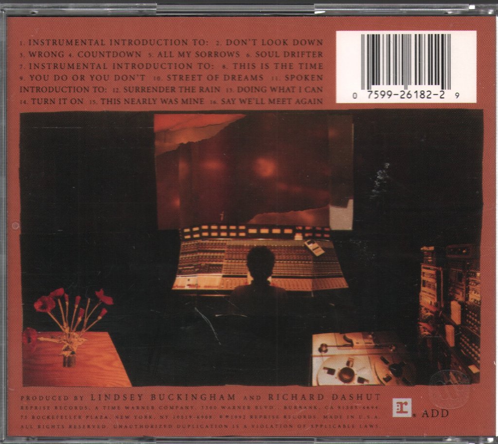 Lindsey Buckingham - Out Of The Cradle - Cd