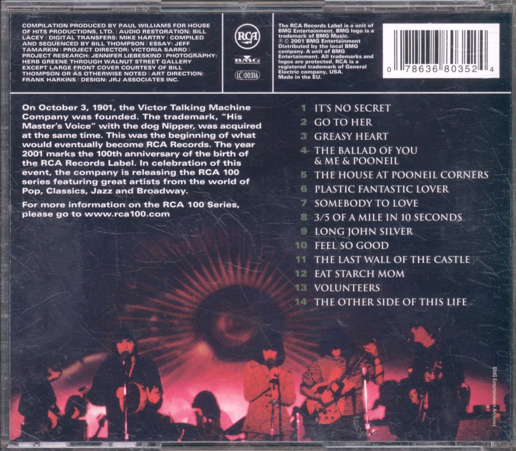 Jefferson Airplane - Roar Of Jefferson Airplane - Cd