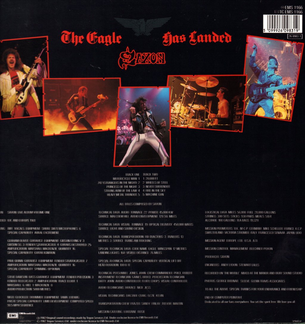 Saxon - Eagle Has Landed (Live) - Lp