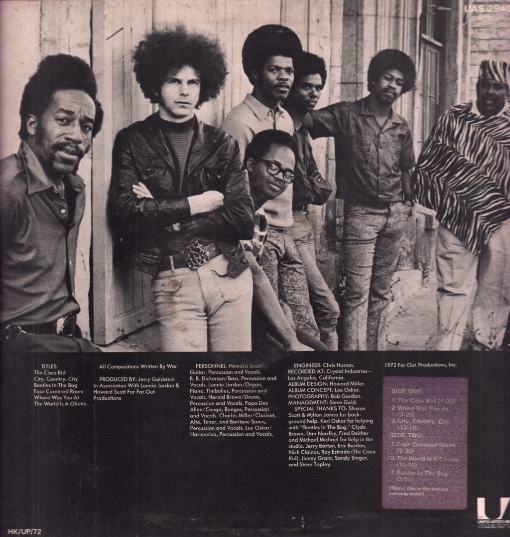 War - World Is A Ghetto - Lp