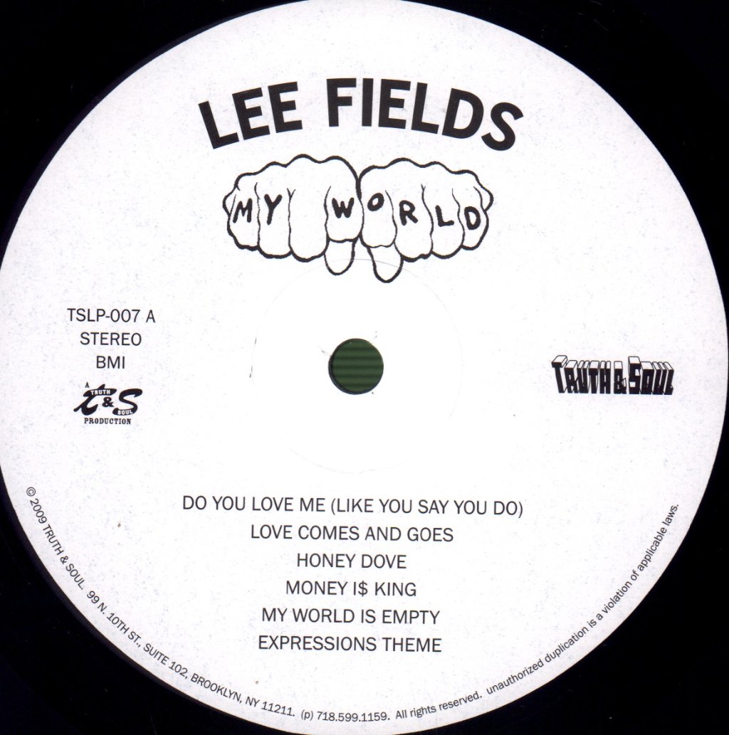 Lee Fields - My World - Lp
