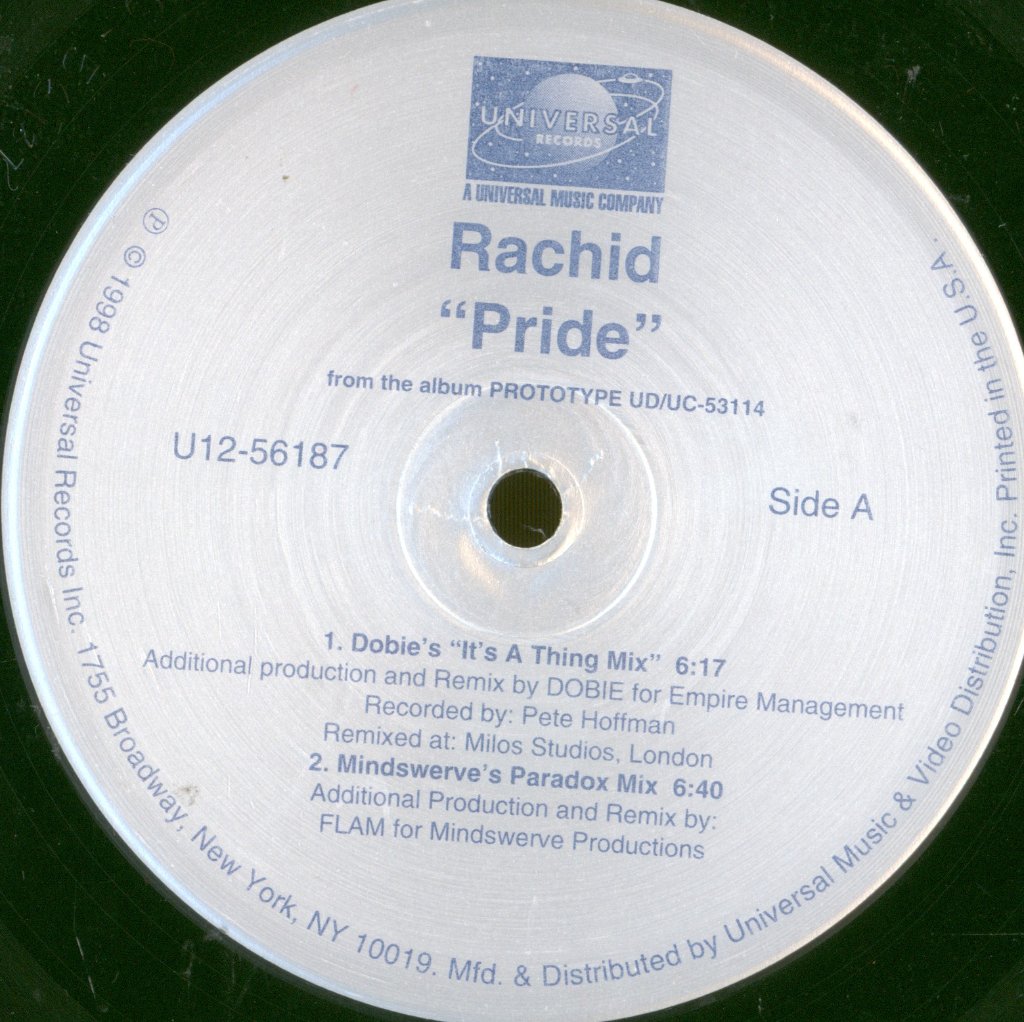 Rachid - Pride - 12 Inch
