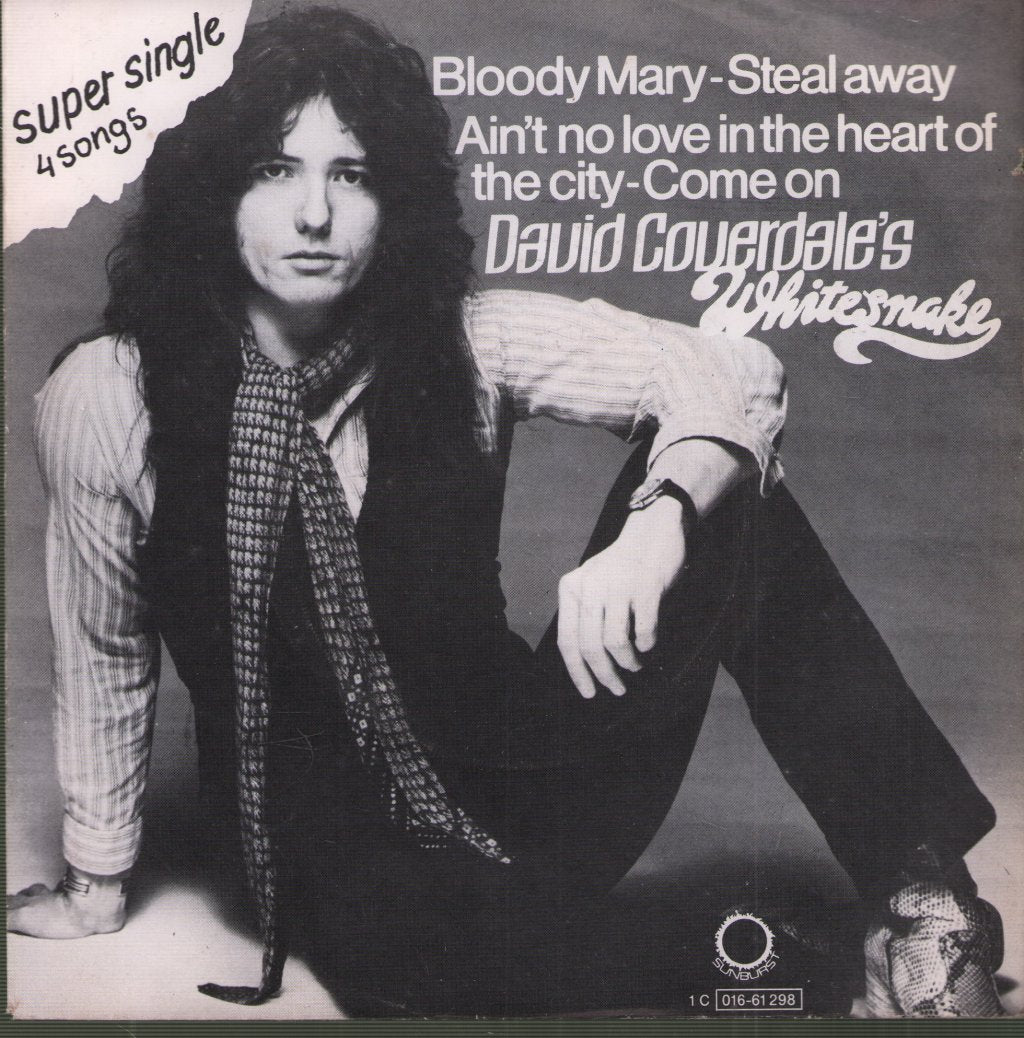 David Coverdale - Bloody Mary - Steal Away - Ain't No Love In The Heart Of The City - Come On - 7 Inch