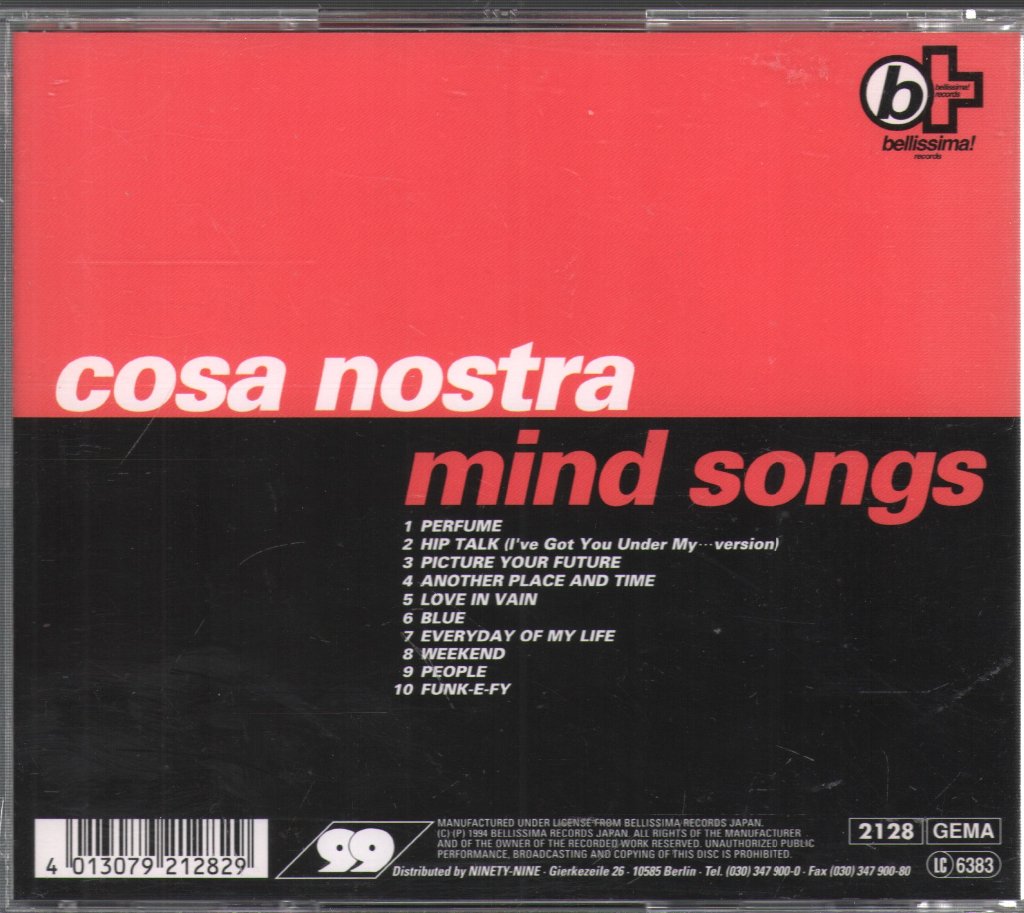 Cosa Nostra - Mind Songs - Cd