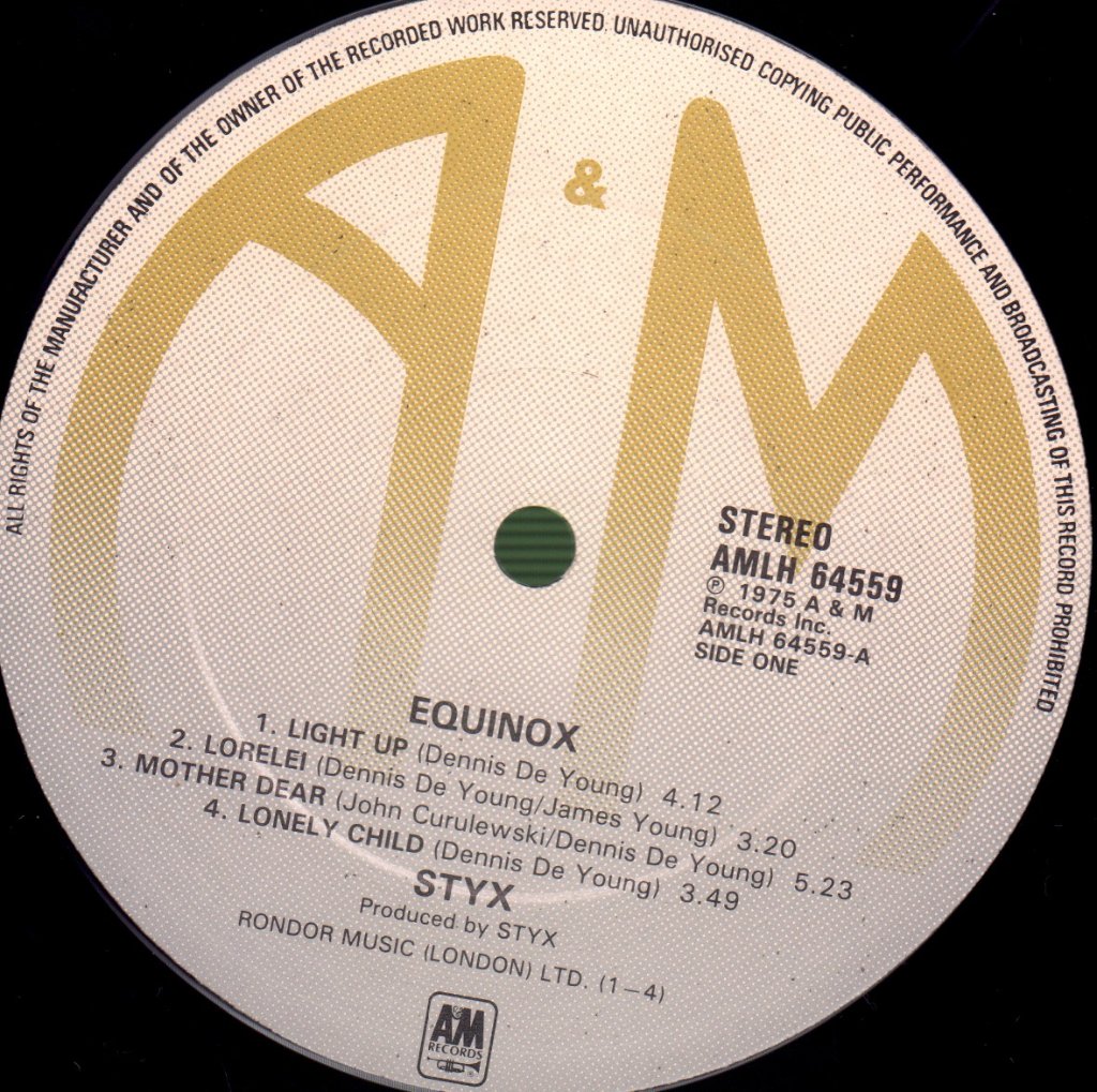 Styx - Equinox - Lp
