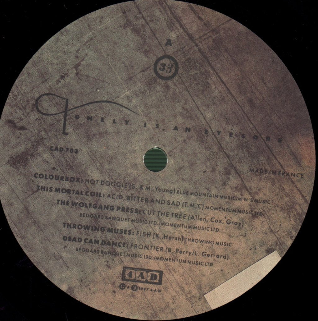 Various Artists - Lonely Is An Eyesore - Lp