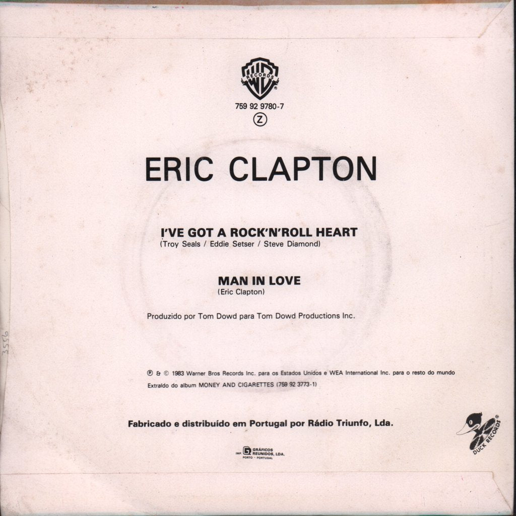 Eric Clapton - I've Got A Rock And Roll Heart - 7 Inch