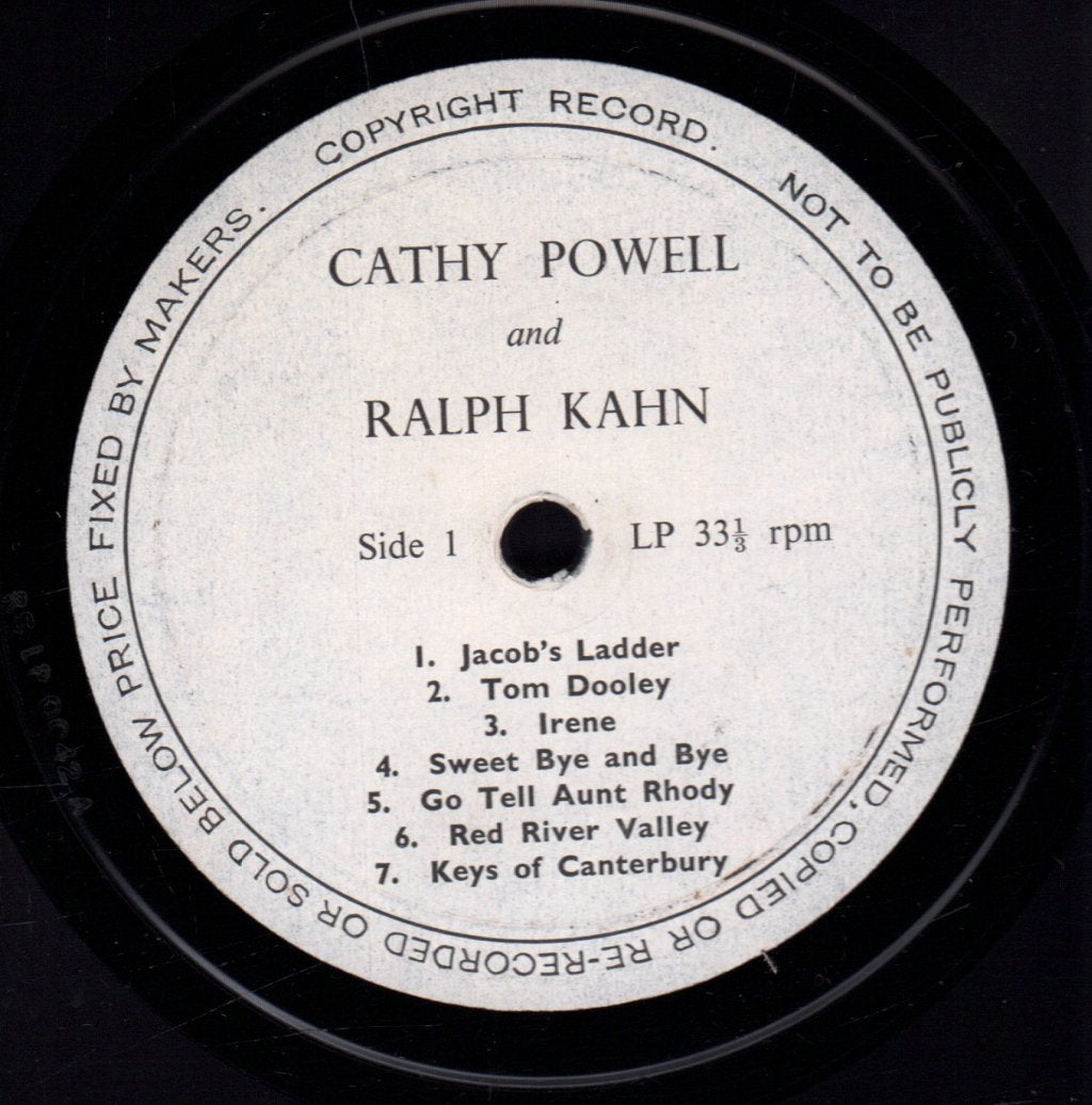 Ralph Khan & Cathy Powell - In The Sweet Bye & Bye - Lp