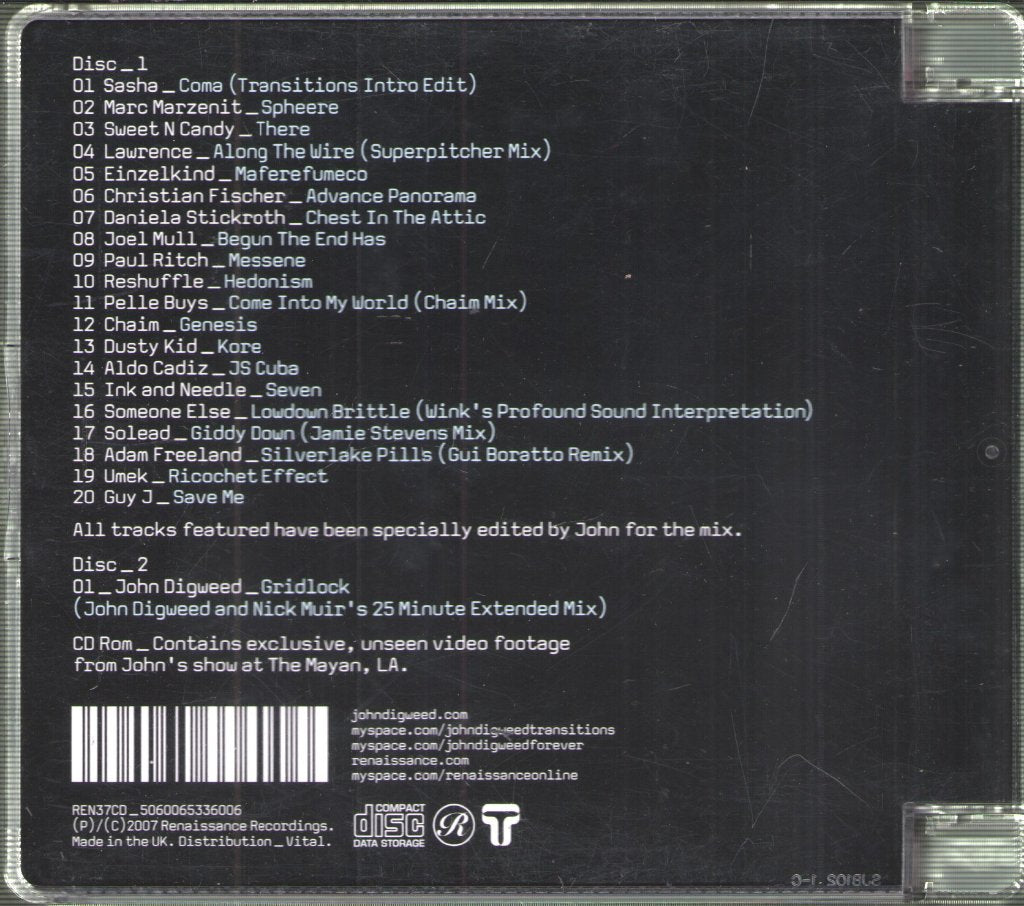 John Digweed - Transitions Vol. 3 - Cd