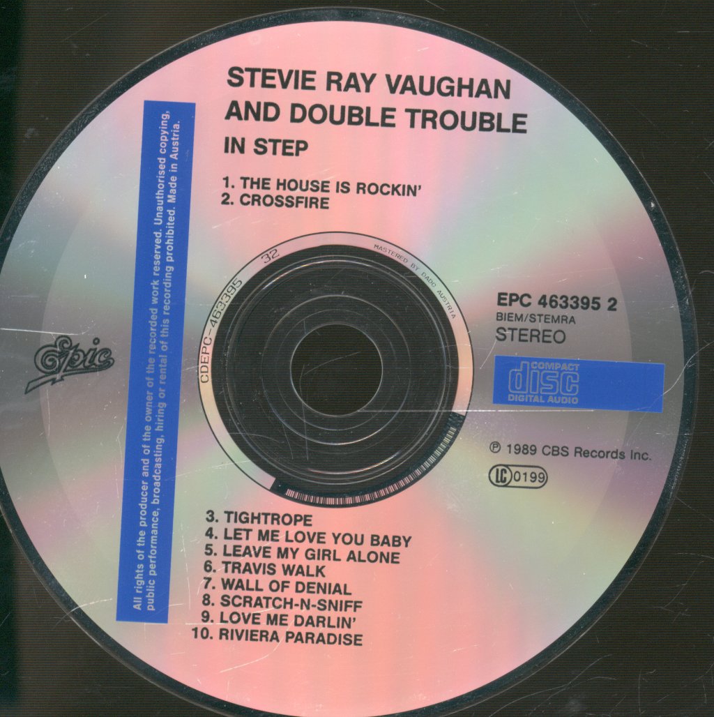 Stevie Ray Vaughan & Double Trouble - In Step - Cd