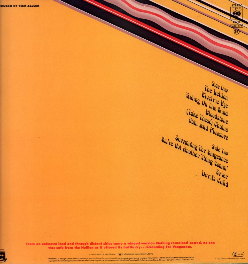Judas Priest - Screaming For Vengeance - Lp