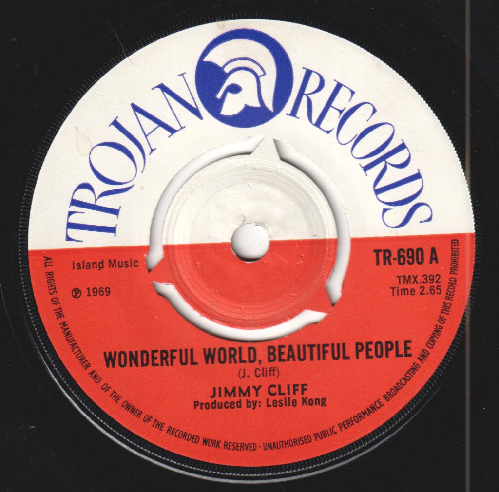 Jimmy Cliff - Wonderful World Beautiful People - 7 Inch