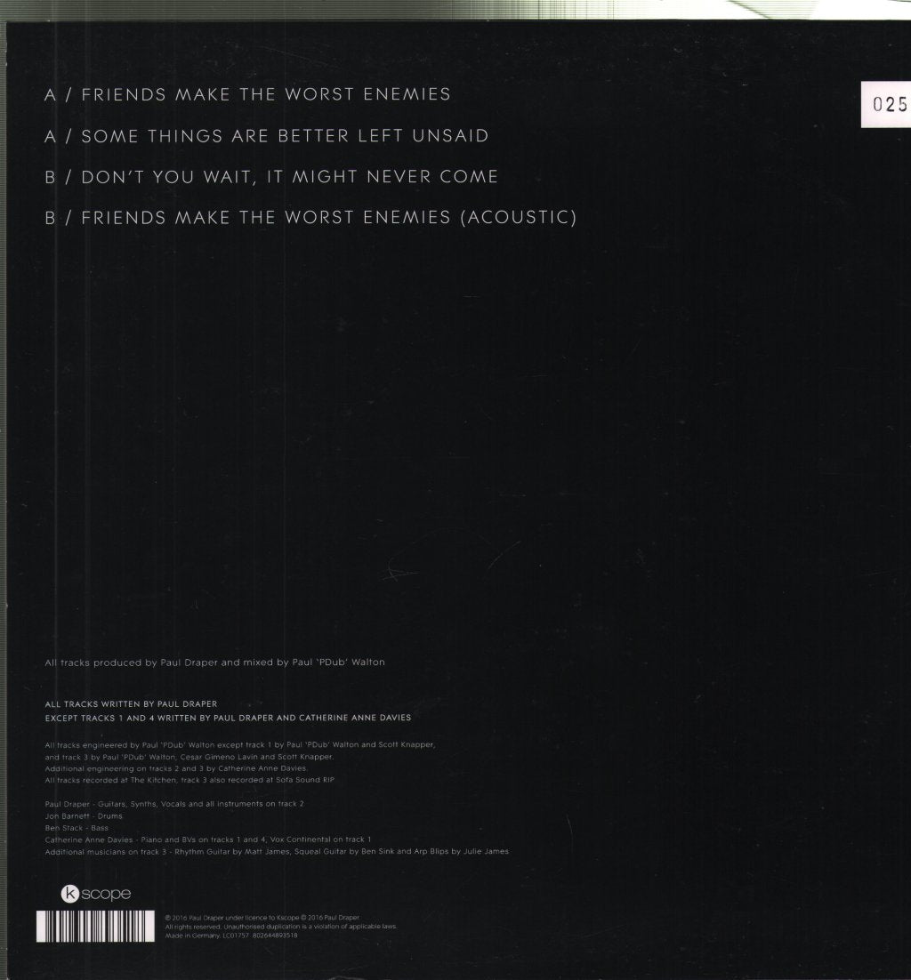 Paul Draper - EP Two - 12 Inch