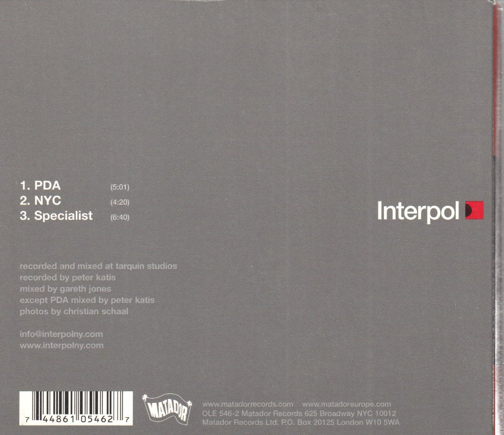 Interpol - Interpol EP - Cd