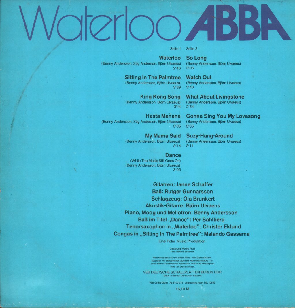 ABBA - Waterloo - Lp